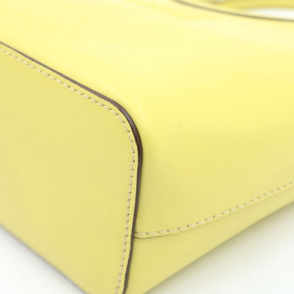 Miu Miu Ivy Leather 2-Way Shoulder Bag Yellow — view 5