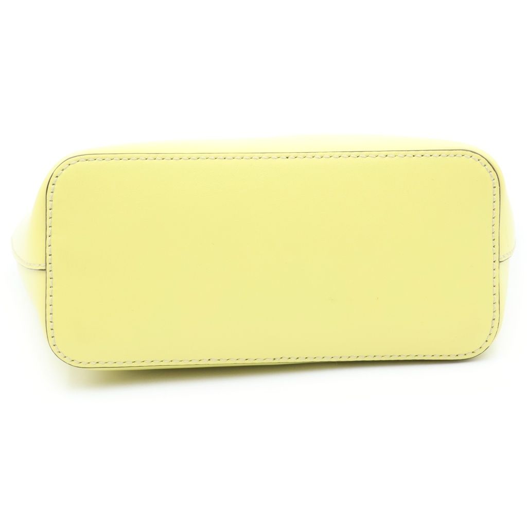 Miu Miu Ivy Leather 2-Way Shoulder Bag Yellow — view 4