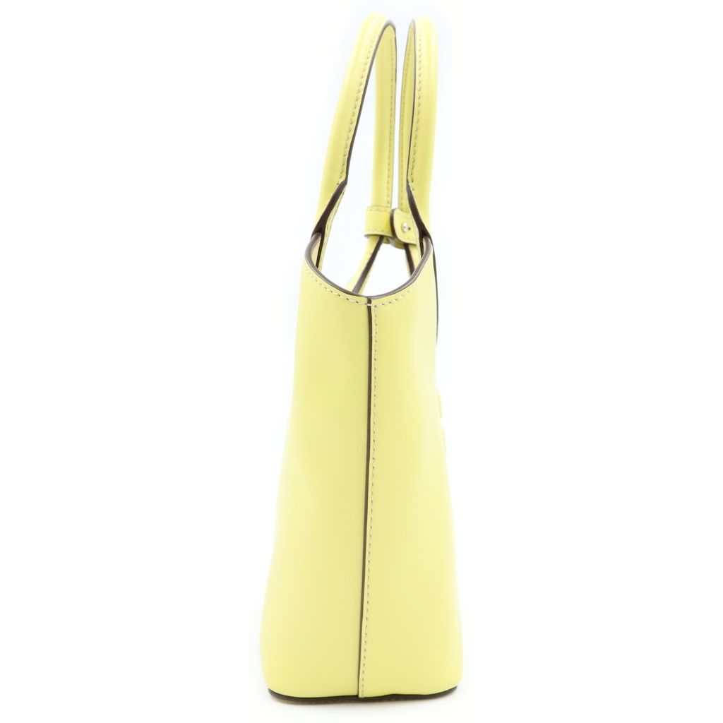 Miu Miu Ivy Leather 2-Way Shoulder Bag Yellow — view 3