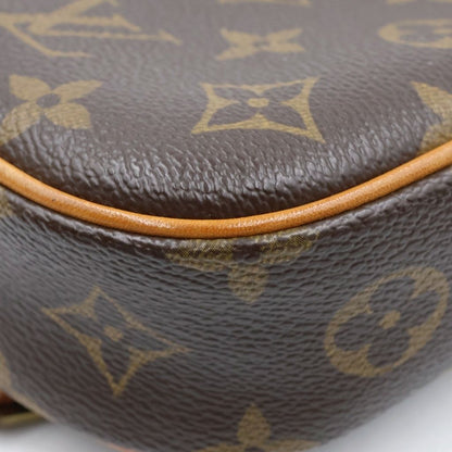 Louis Vuitton Pochette Gange Shoulder Bag Monogram Leather Brown — view 5