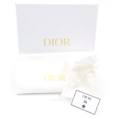 Dior Cannage Heart Mini Wallet Coin Purse Red Leather Gold — view 6