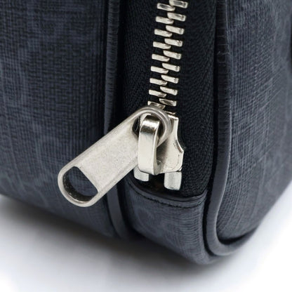 Gucci Interlocking G Mini Shoulder Bag Black Leather Silver — view 7