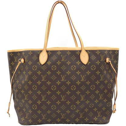 Louis Vuitton Monogram Neverfull GM Leather Tote Brown — view 2