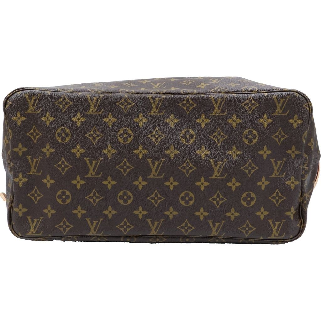 Louis Vuitton Monogram Neverfull GM Leather Tote Brown — view 4