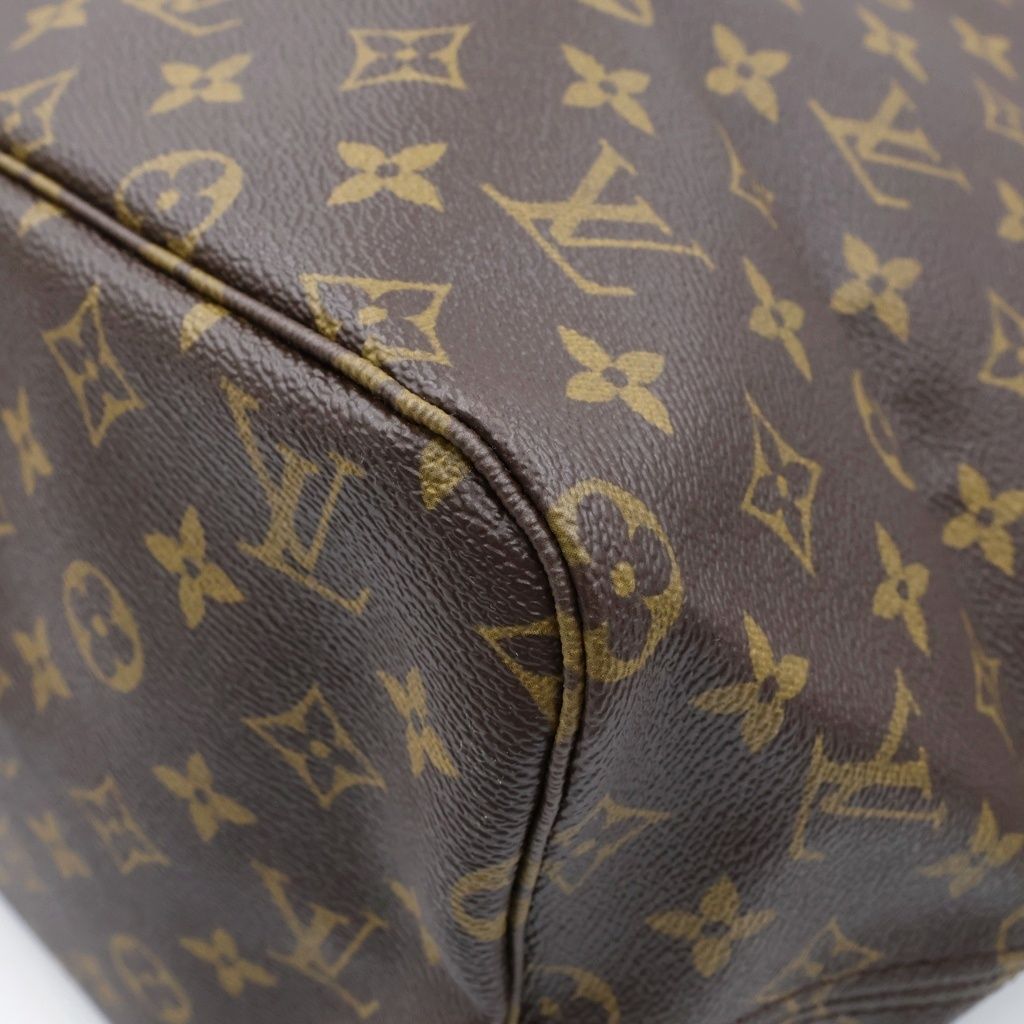 Louis Vuitton Monogram Neverfull GM Leather Tote Brown — view 5