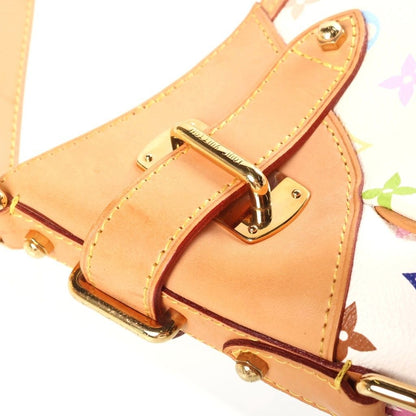 Louis Vuitton Greta Shoulder Bag Monogram Multicolor Leather Blanc White — view 8