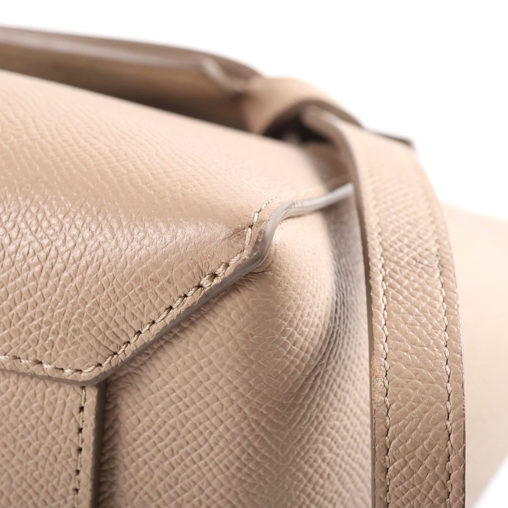 Celine Belt Bag Micro 2-Way Back Leather Beige — view 6