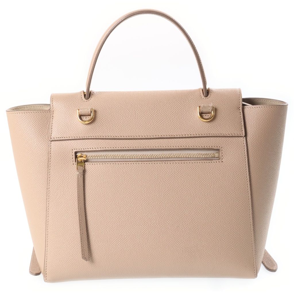 Celine Belt Bag Micro 2-Way Back Leather Beige — view 2
