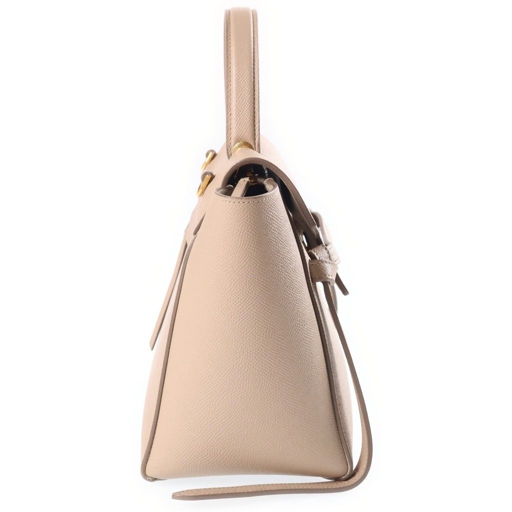 Celine Belt Bag Micro 2-Way Back Leather Beige — view 3
