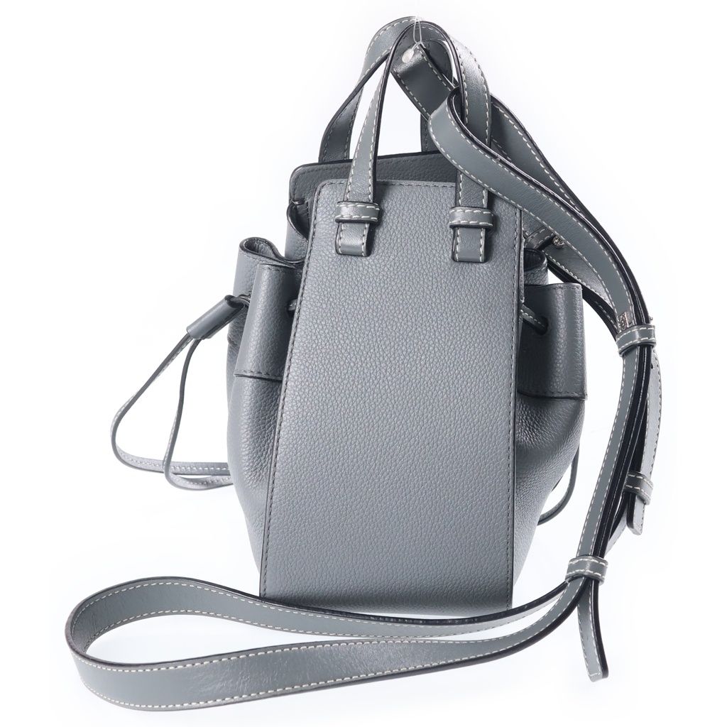 Loewe Hammock Drawstring Mini 2-Way Shoulder Bag Gray — view 2