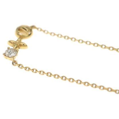 Louis Vuitton Collier Petit Pendant Chain Gold Rhinestone Necklace — view 6