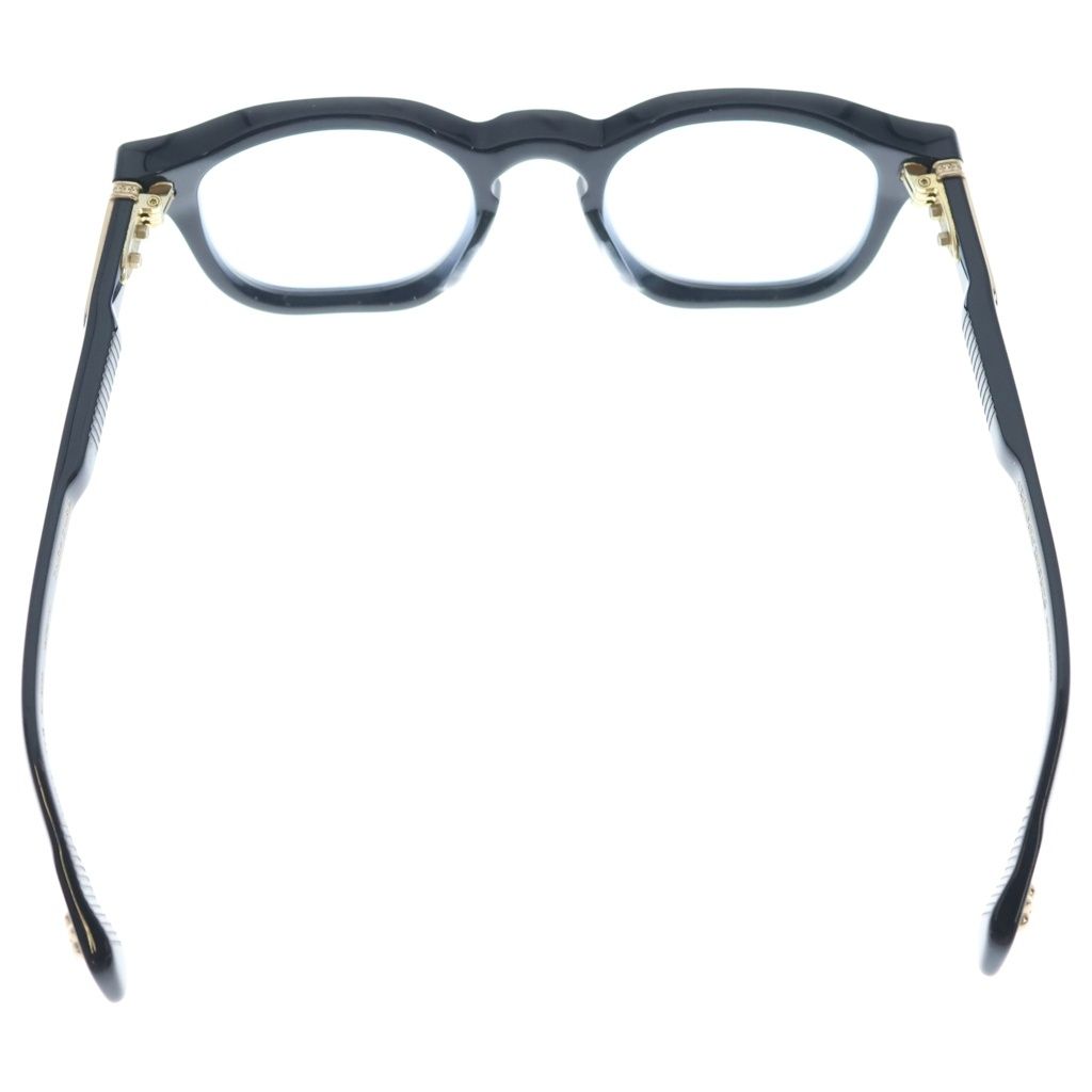 Chrome Hearts Chirp Wellington Sunglasses Black Frame Gold Eyewear — view 2