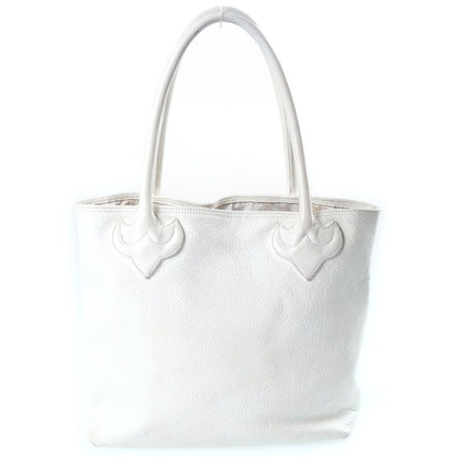 Chrome Hearts FS Tote Leather White with Cross Patch — view 2