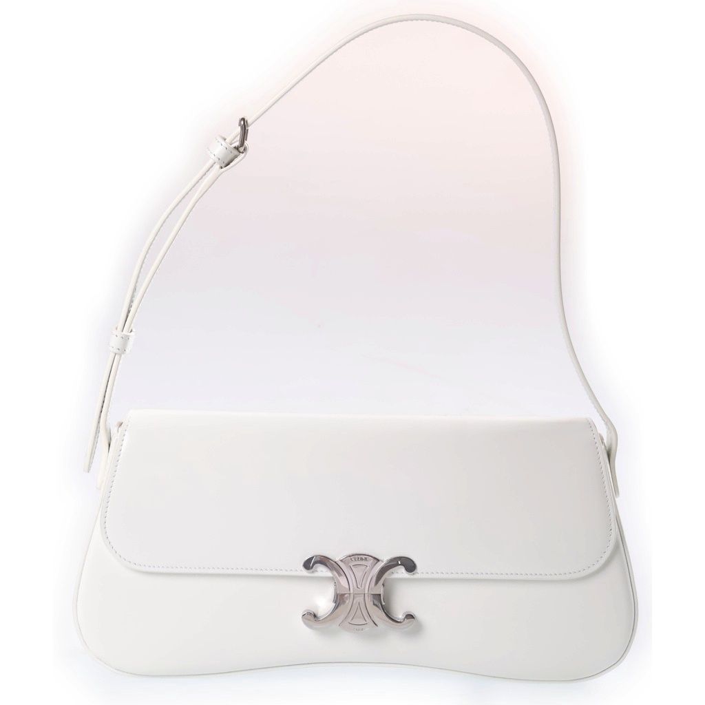Celine Medium Lola Shoulder Bag White