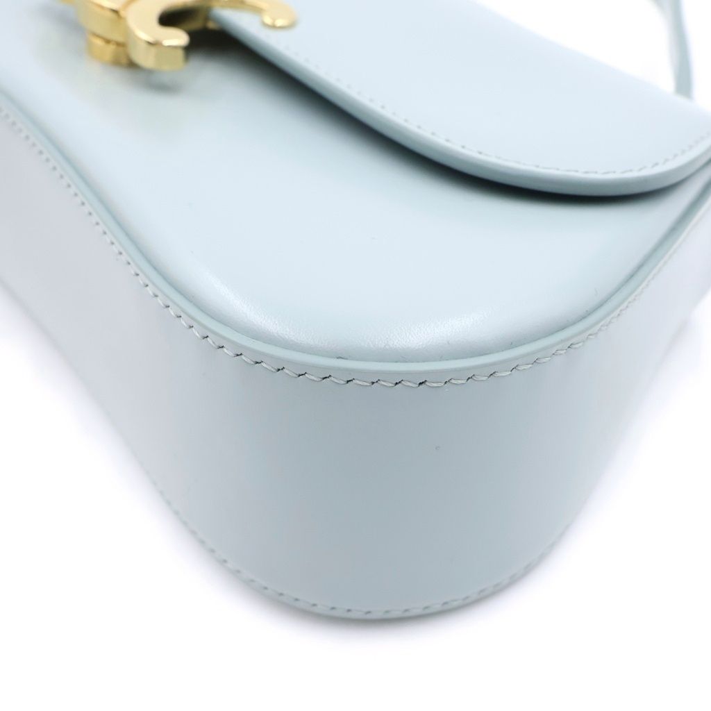 Celine Teen Lola 2-Way Shoulder Bag Light Blue — view 5