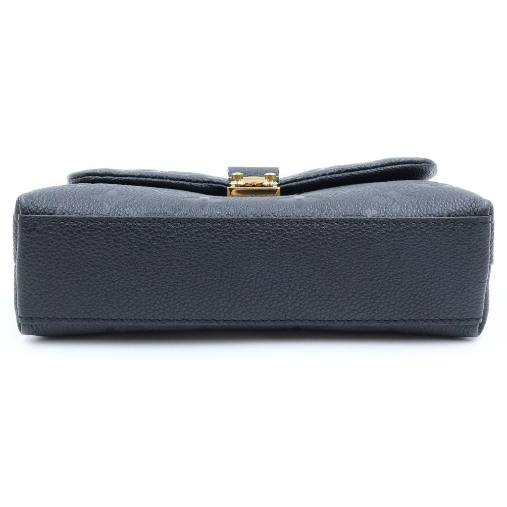 Louis Vuitton Monogram Empreinte Nano Madeleine Shoulder Bag Black Leather — view 4