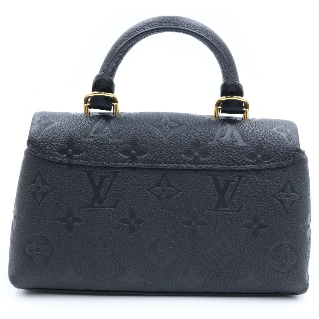 Louis Vuitton Monogram Empreinte Nano Madeleine Shoulder Bag Black Leather — view 2