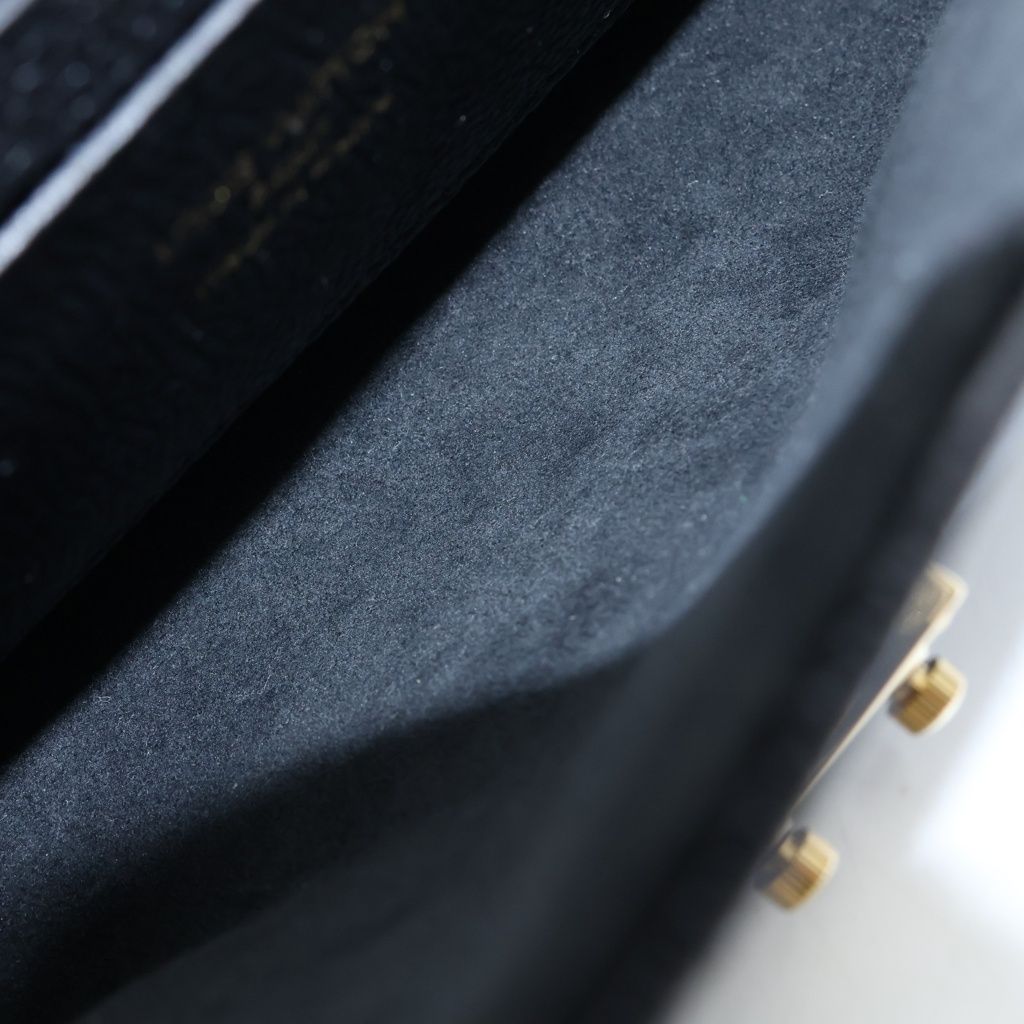 Louis Vuitton Monogram Empreinte Nano Madeleine Shoulder Bag Black Leather — view 7