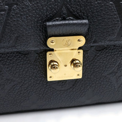 Louis Vuitton Monogram Empreinte Nano Madeleine Shoulder Bag Black Leather — view 6