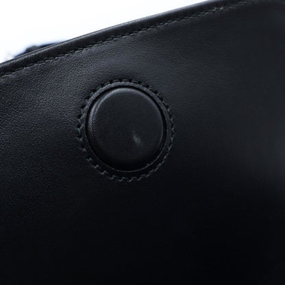 Gucci GG Supreme Super Mini Shoulder Bag Black Canvas Leather Silver — view 7