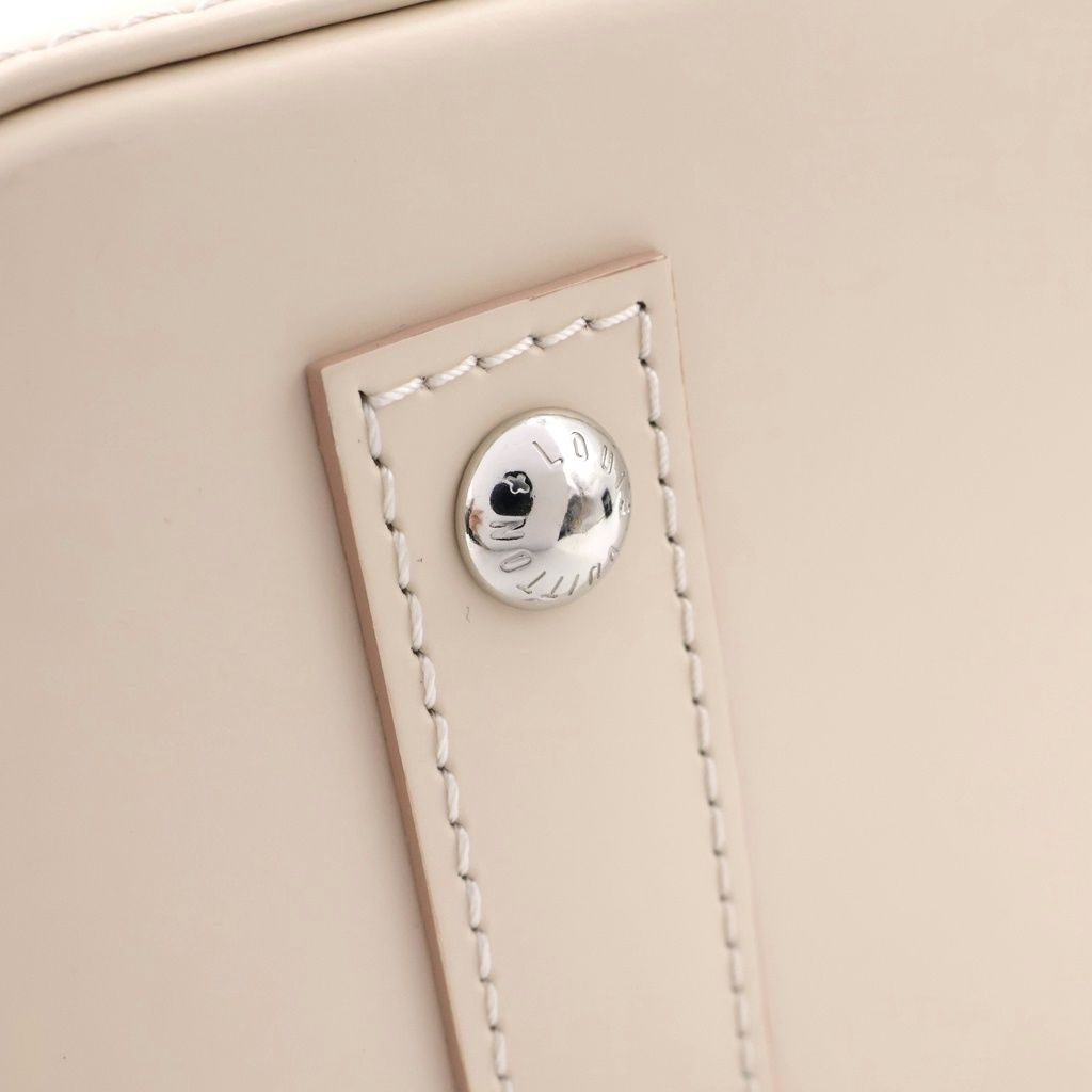 Louis Vuitton Epi Alma BB Leather Silver 2-Way Shoulder Bag Quartz White — view 6