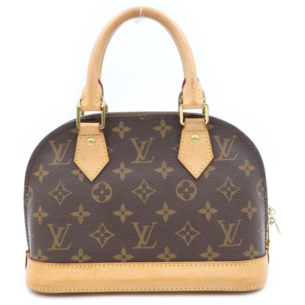 Louis Vuitton Monogram Alma BB Shoulder Bag Brown Leather — view 2