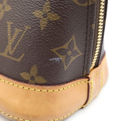 Louis Vuitton Monogram Alma BB Shoulder Bag Brown Leather — view 6