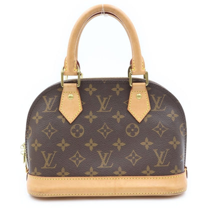 Louis Vuitton Monogram Alma BB Shoulder Bag Brown Leather