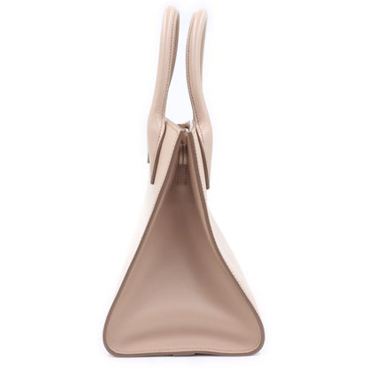 Prada Monochrome Small Handbag 2-Way Back Saffiano Leather Pink — view 3