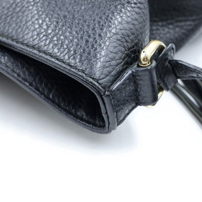 Gucci Soho Tote Black Leather Gold — view 7