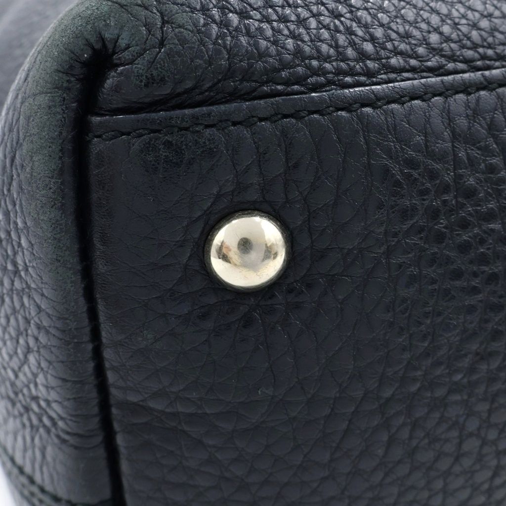 Gucci Soho Tote Black Leather Gold — view 6