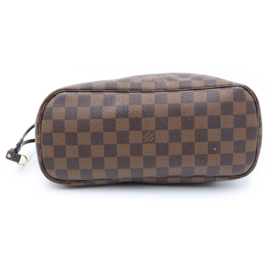 Louis Vuitton Damier Neverfull PM Tote Leather Brown — view 4