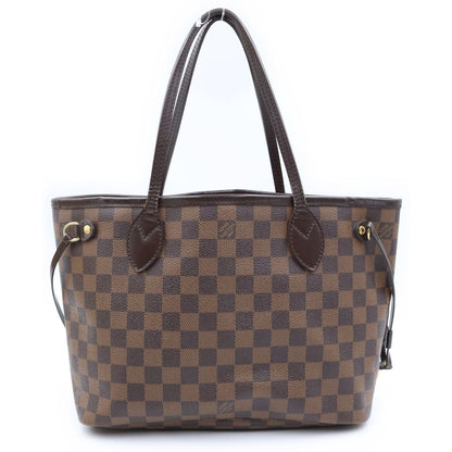 Louis Vuitton Damier Neverfull PM Tote Leather Brown — view 2