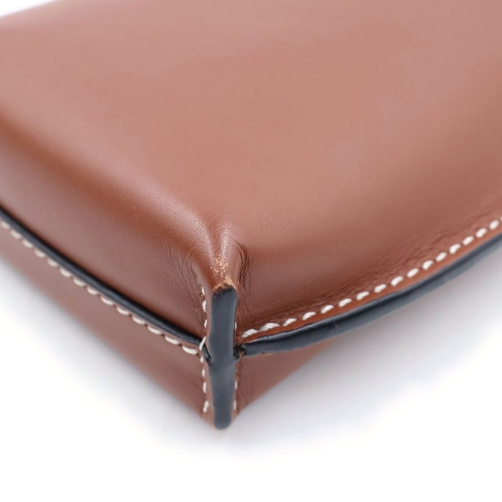 Loewe Anagram Gate Pocket Shoulder Bag Brown Leather — view 5
