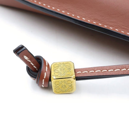 Loewe Anagram Gate Pocket Shoulder Bag Brown Leather — view 7
