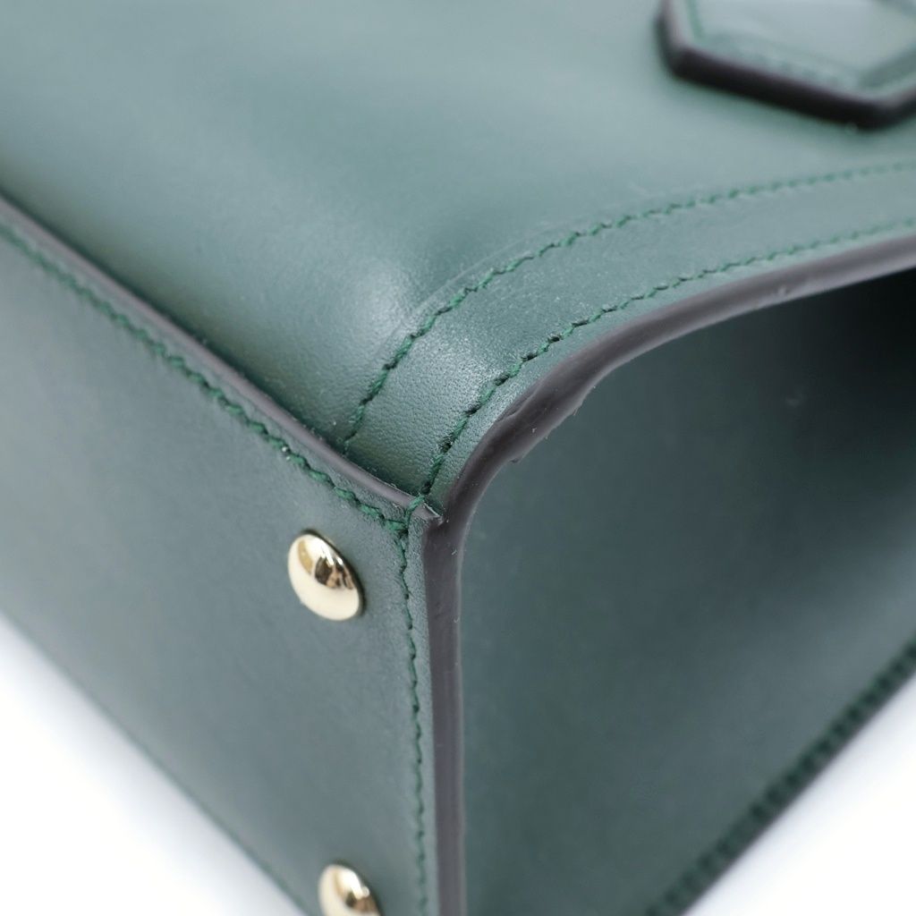Gucci Diana Bamboo Small 2-Way Shoulder Bag Green Leather — view 5