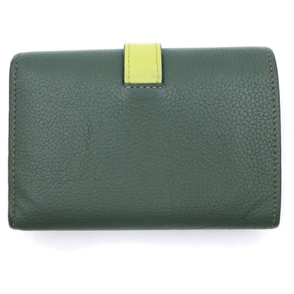 Loewe Anagram Small Vertical Compact Wallet Trifold Khaki — view 2