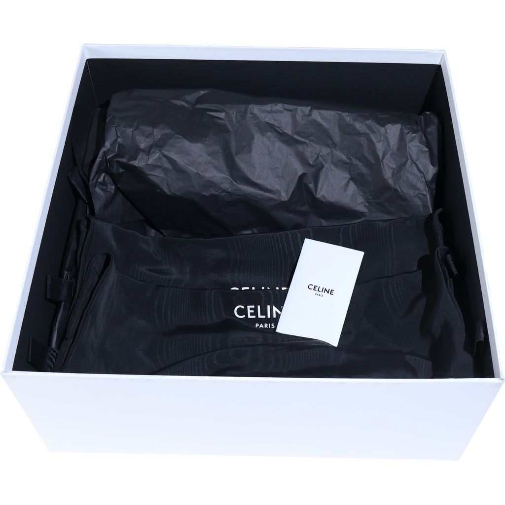 Celine Triomphe Sandals Black Leather Silicone Thick Sole — view 6