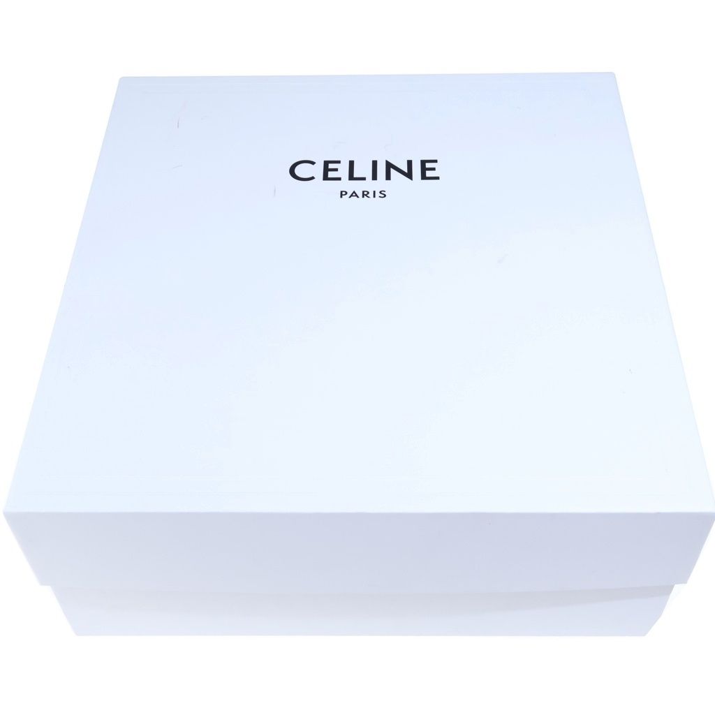 Celine Triomphe Sandals Black Leather Silicone Thick Sole — view 7