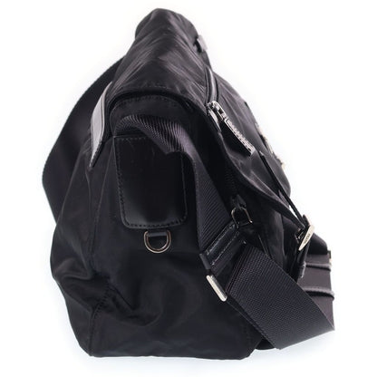 Prada Tessuto Nylon Messenger Bag Black — view 3