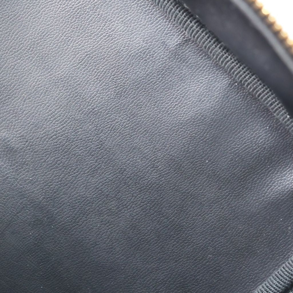 Chanel Bicolor Vanity Pouch Black Lambskin Gold — view 7