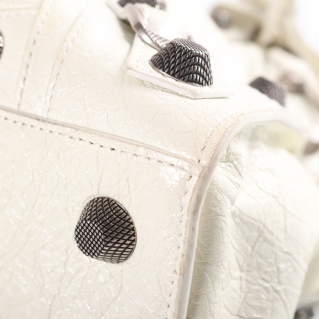 Balenciaga Neo Cagole City Handbag Arena Lambskin Neo White — view 5