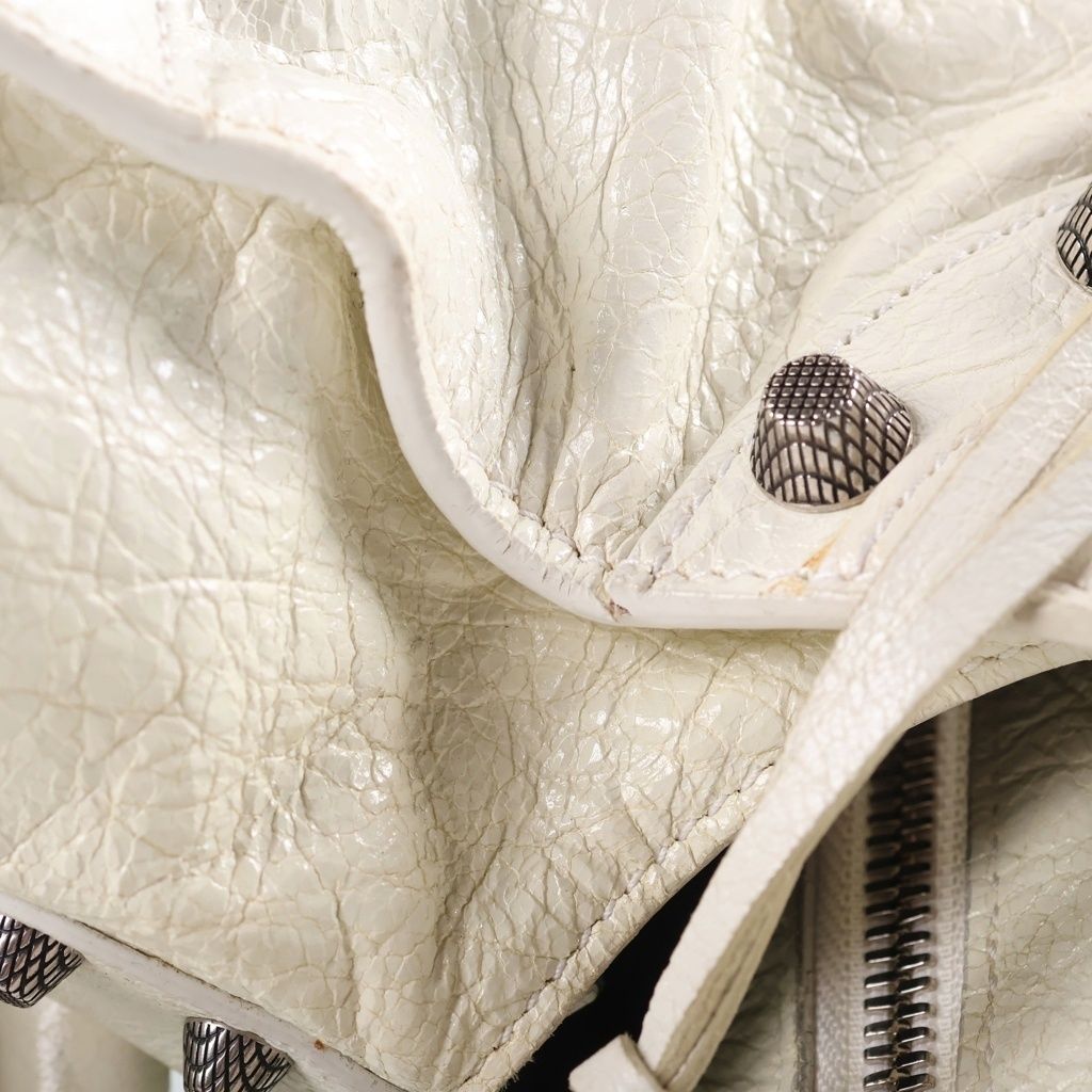 Balenciaga Neo Cagole City Handbag Arena Lambskin Neo White — view 6