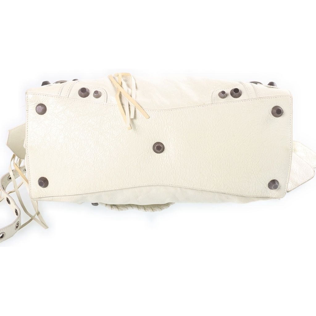 Balenciaga Neo Cagole City Handbag Arena Lambskin Neo White — view 4