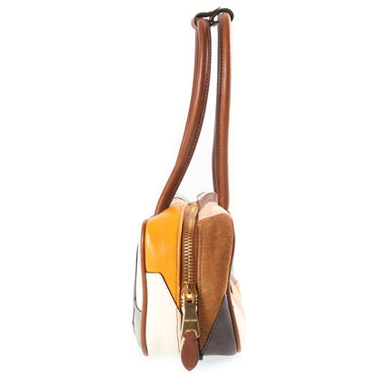 Miu Miu Beau Leather Patchwork Back Multi Handbag — view 3