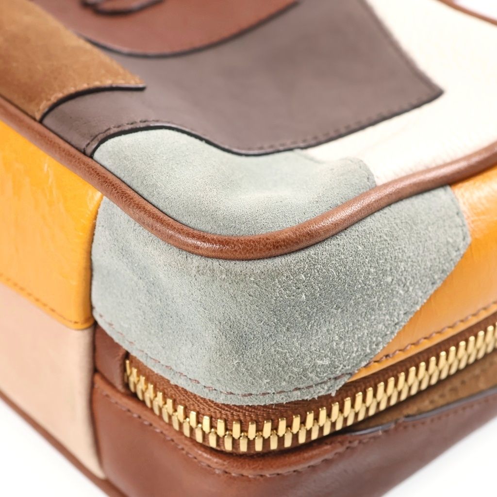 Miu Miu Beau Leather Patchwork Back Multi Handbag — view 5