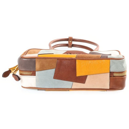 Miu Miu Beau Leather Patchwork Back Multi Handbag — view 4
