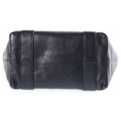 Chrome Hearts Mini Tote Cemetery Cross Patch Mini Leather Handbag Black — view 4
