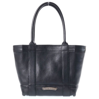 Chrome Hearts Mini Tote Cemetery Cross Patch Mini Leather Handbag Black — view 2