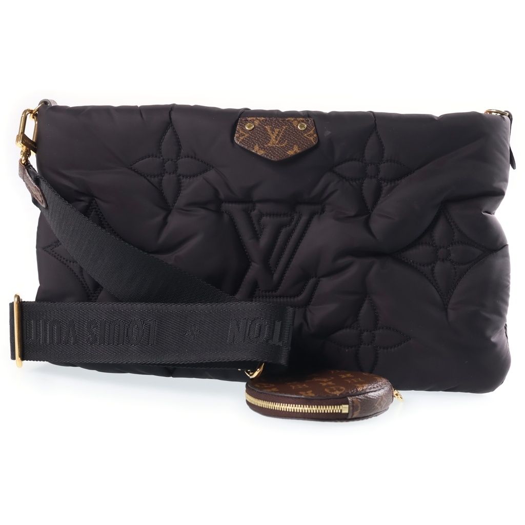 Louis Vuitton LV Pillow Maxi Multi Pochette Accessoires Shoulder Bag Black Pink — view 2